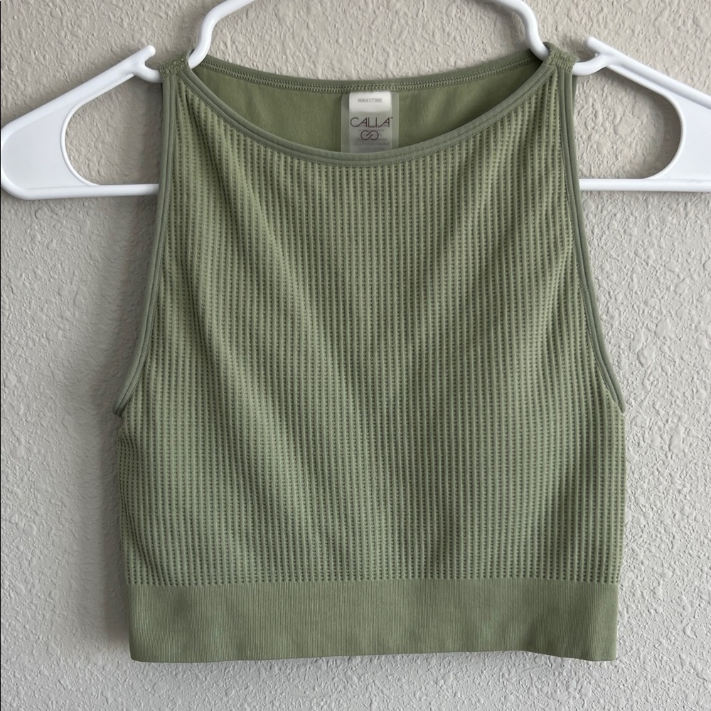 Calia Women's Ribbed Crop Top